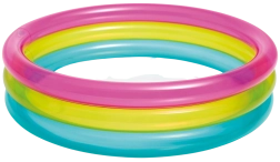 Opblaasbaar kinderzwembadje regenboog 86 × 25 cm INTEX