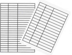 Schrijfonderlegger A4 gelijnd van hard plastic
