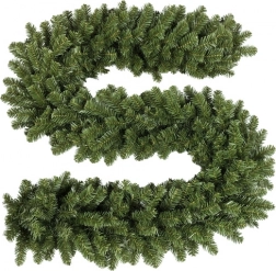 Kerstguirlande 270 cm Ruhhy – volle groene decoratie voor trapleuning, haard en deuren