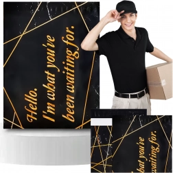 Folie postenveloppen voor koeriers 255 × 370 mm zwart, 50 stuks