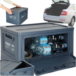 Campingdoos - opvouwbare doos 25l blauw