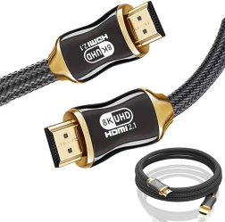 HDMI 2.1 ultrasnelle kabel 8K 60 Hz, 4K 120 Hz, vergulde connectoren, 3 m