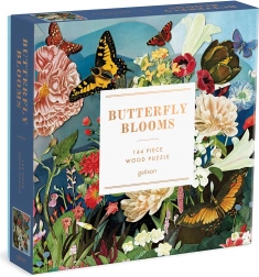 Galison houten puzzel vlindertuin