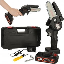 Accu mini kettingzaag in koffer