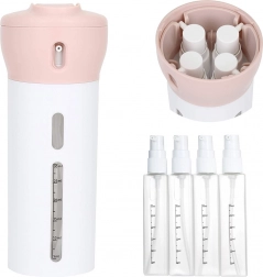 Reisorganizer voor cosmetica met dispensers, 4×40 ml