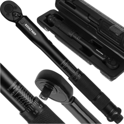 Bigstren momentsleutel 1/4" 2–24 Nm met vergrendeling van de instelling, in etui - 1 stuk
