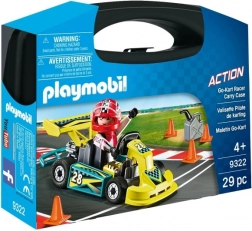 Playmobil draagbare set – race go-kart met figuurtje