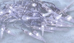 Solight LED-buitenijspegels met 50 LED's, timer en 8 functies