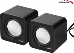 USB-computerspeakers 6 W zilver‑zwart Audiocore