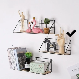 Wandplank 29,5 cm – zwart