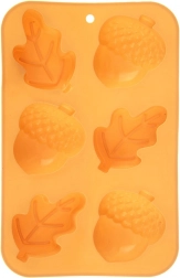 Siliconen vorm voor koekjes en muffins herfstmotief 27 × 17 × 3,5 cm
