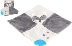 Pluche Wasbeertje Knuffel met Rammelaar 20x20 cm