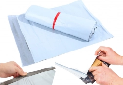 Koeriers plasticen verzendzak foliopak 500 × 600 mm, 100 stuks