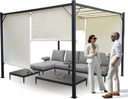 Pergola Para Sole Zona 3x3x2m met waterdichte zonwerende overkapping