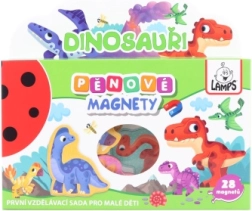 Foam magneten Dinosaurussen voor kinderen 4 mm