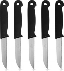 Set roestvrijstalen keuken-schilmesjes, 5 stuks