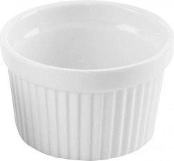 Witte porseleinen ovenschaal 9 cm, 200 ml