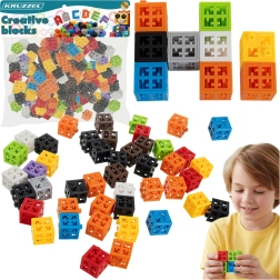 Kruzzel creatieve 3D ruimtelijke constructieblokjes 160 stuks (2 × 2 × 2 cm)