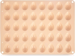 Siliconen vorm voor koekjes en pralines eieren, beige 33,5 × 26 × 1,5 cm
