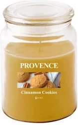 Geurkaars in glas Provence kaneelkoekjes 95 uur