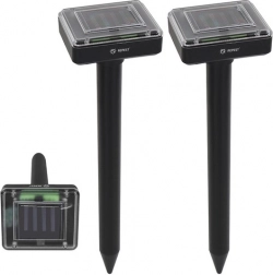 Zonneschep ultrasone verjager voor mollen en knaagdieren REPEST, set van 2 stuks