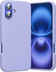 siliconenhoes met MagSafe voor iPhone 16 – Vention, lila