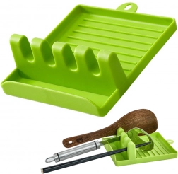 Keuken afdruiprek voor lepels en deksels