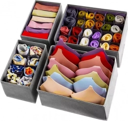 Set van 4 textiele lade-organizers