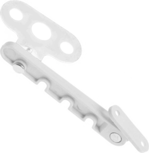 Raambegrenzer met openingsbeperking, 4-traps instelling, wit