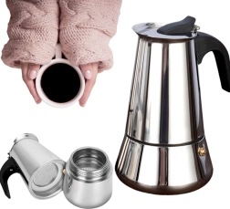 Mokkakoffiemaker van roestvrij staal 600 ml