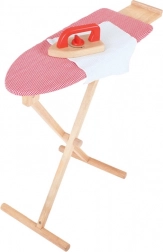Houten strijkplank en strijkijzer voor kinderen