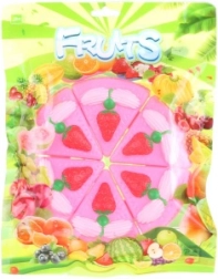 Kunststof taart met mes