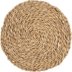 Natuurlijke ronde placemat 35 cm