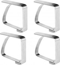 RVS tafelklemmen 4 stuks