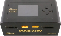 Slimme dubbele lader Gens Ace IMARS D300 G‑Tech AC/DC 300 W / 700 W – zwart