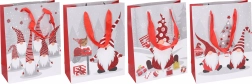Cadeautas S met kerstmotief 17,5 × 23,5 × 8 cm
