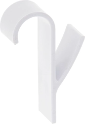 Haak voor badkamerradiator – wit