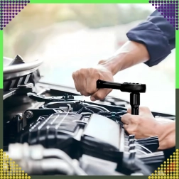 Set slag-dopsleutels 3/8'', 50-delig in koffer