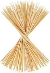 Houten spiesen voor sjasliek 30 cm, 100 stuks