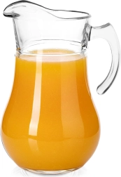Glazen kan met deksel 2,4 l