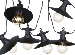 Tuinlichtslinger 5,5 m met 6 LED-lampen, IP44, warm licht