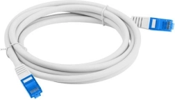 Netwerkkabel patchcord Cat.6A S/FTP 1,5 m grijs