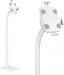 Vloerstandaard voor tablet met slot 7,9–11" MACLEAN wit