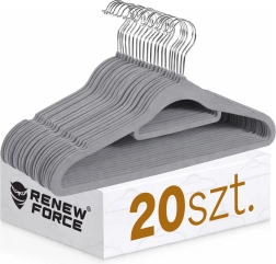 Antislip premium kledinghanger grijs - 1 stuk