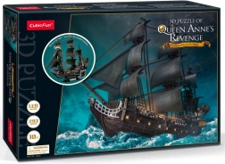 Lichtgevend 3D-puzzel Zeilschip Queen Anne's Revenge 293 stukjes