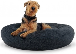 Universeel dierenbed voor honden en katten, 80 cm, donkergrijs