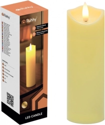 LED kaars 17 × 5 cm met flikkerende vlam RUHHY