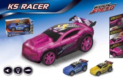 Racer auto – blauw
