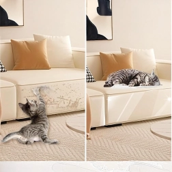 Transparante beschermfolie tegen krassen voor meubels en deuren 45 × 15 cm, 5 stuks