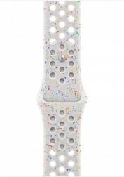 Nike sportband in de kleur puur platina voor 46‑mm behuizing - maat S/M